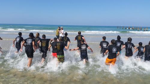 Beach camp Israel